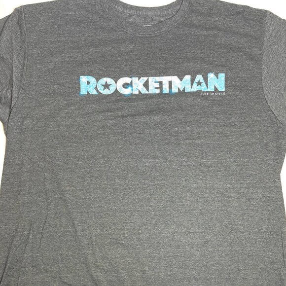 Rocketman The Movie NOS Adult 2XL 2019 Gray T-Shirt - Picture 1 of 5